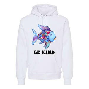 Rainbow Fish Teacher Life Teaching Back To School Premium Hoodie