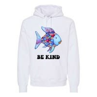 Rainbow Fish Teacher Life Teaching Back To School Premium Hoodie