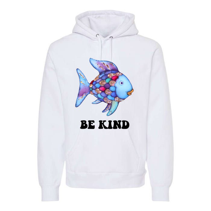 Rainbow Fish Teacher Life Teaching Back To School Premium Hoodie