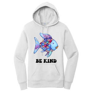 Rainbow Fish Teacher Life Teaching Back To School Women's Pullover Hoodie