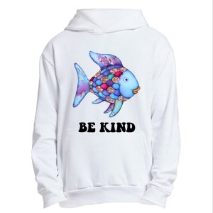 Rainbow Fish Teacher Life Teaching Back To School Urban Pullover Hoodie