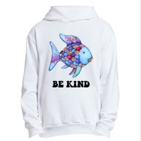 Rainbow Fish Teacher Life Teaching Back To School Urban Pullover Hoodie