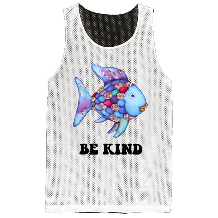 Rainbow Fish Teacher Life Teaching Back To School Mesh Reversible Basketball Jersey Tank