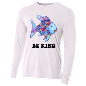 Rainbow Fish Teacher Life Teaching Back To School Cooling Performance Long Sleeve Crew