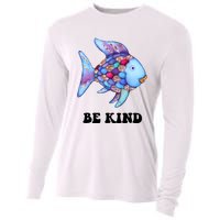 Rainbow Fish Teacher Life Teaching Back To School Cooling Performance Long Sleeve Crew