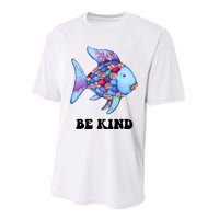 Rainbow Fish Teacher Life Teaching Back To School Performance Sprint T-Shirt