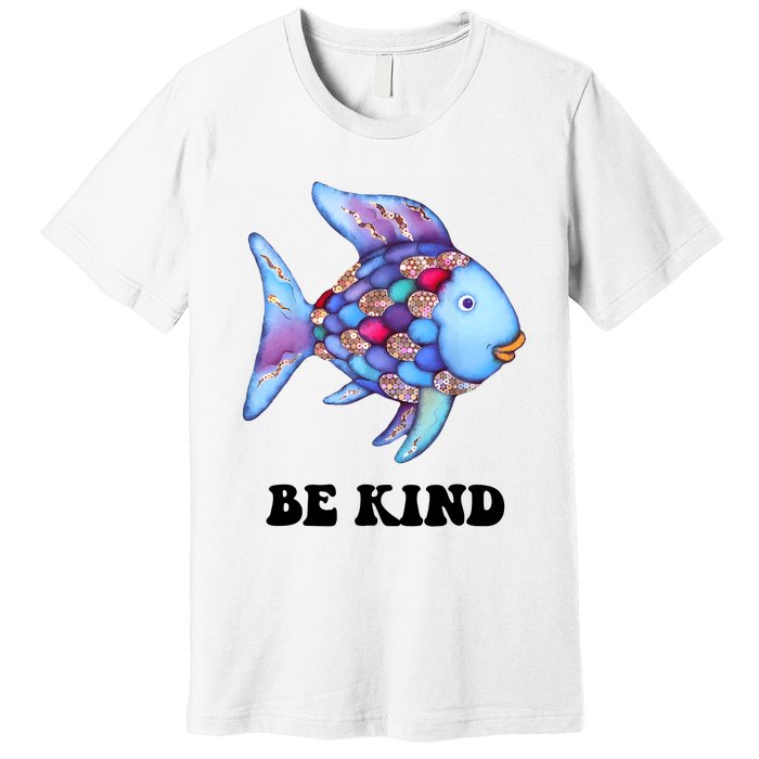 Rainbow Fish Teacher Life Teaching Back To School Premium T-Shirt