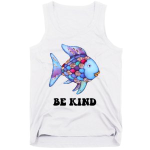 Rainbow Fish Teacher Life Teaching Back To School Tank Top