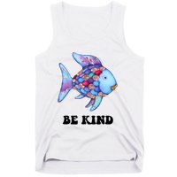 Rainbow Fish Teacher Life Teaching Back To School Tank Top