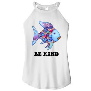 Rainbow Fish Teacher Life Teaching Back To School Women's Perfect Tri Rocker Tank