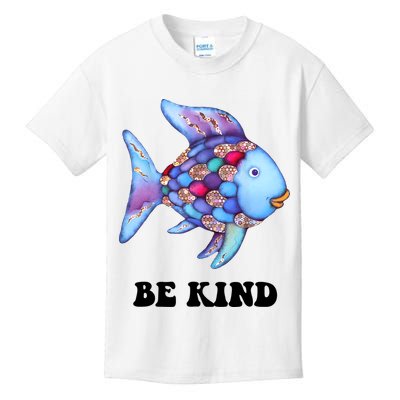 Rainbow Fish Teacher Life Teaching Back To School Kids T-Shirt