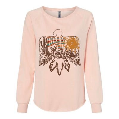 Roam Free Thunderbird Nashville Music City Womens California Wash Sweatshirt