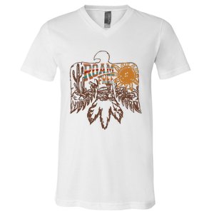 Roam Free Thunderbird Nashville Music City V-Neck T-Shirt