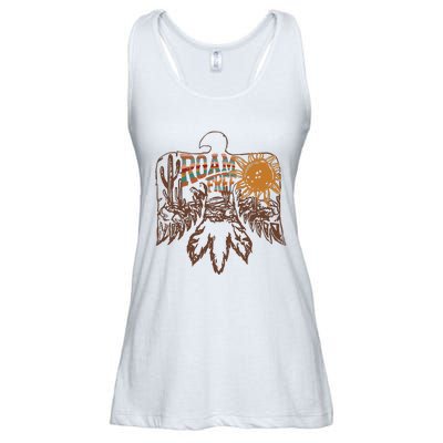 Roam Free Thunderbird Nashville Music City Ladies Essential Flowy Tank