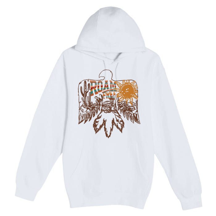 Roam Free Thunderbird Nashville Music City Premium Pullover Hoodie