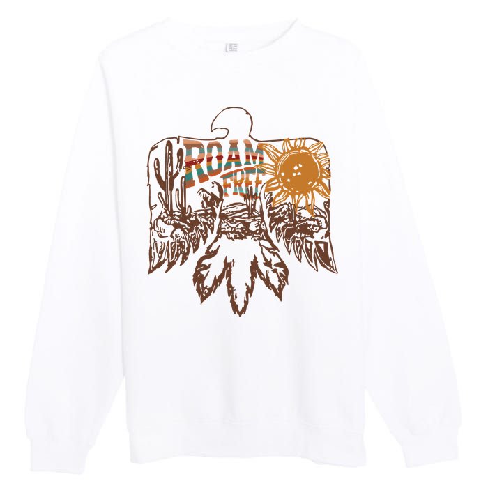 Roam Free Thunderbird Nashville Music City Premium Crewneck Sweatshirt