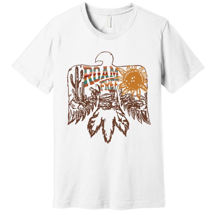 Roam Free Thunderbird Nashville Music City Premium T-Shirt