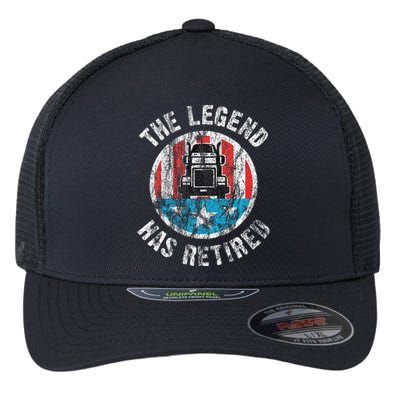 Retirement For Truckers Truck Driver Flexfit Unipanel Trucker Cap