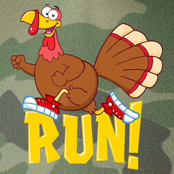 Run! Funny Thanksgiving Running 5k Race Turkey Trot Legacy Tie Dye Trucker Hat