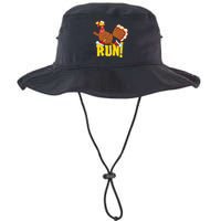 Run! Funny Thanksgiving Running 5k Race Turkey Trot Legacy Cool Fit Booney Bucket Hat