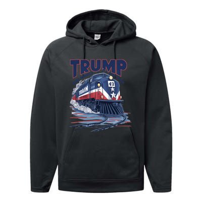 Rally For Triumph Donald Trump 2024 Presidential Bid Performance Fleece Hoodie