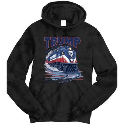 Rally For Triumph Donald Trump 2024 Presidential Bid Tie Dye Hoodie