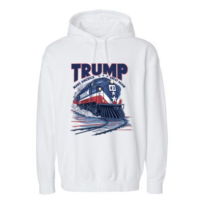 Rally For Triumph Donald Trump 2024 Presidential Bid Garment-Dyed Fleece Hoodie