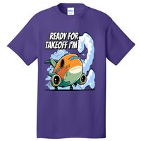 Ready For Takeoff I'm 2 2nd Birthday Airplane Theme Tall T-Shirt