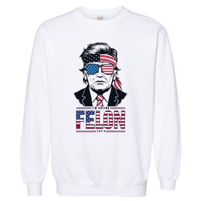 Rally For Trump 2024 Unite For Donald Trump Presidency Garment-Dyed Sweatshirt