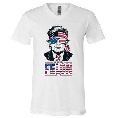 Rally For Trump 2024 Unite For Donald Trump Presidency V-Neck T-Shirt