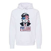 Rally For Trump 2024 Unite For Donald Trump Presidency Premium Hoodie