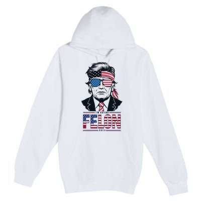 Rally For Trump 2024 Unite For Donald Trump Presidency Premium Pullover Hoodie