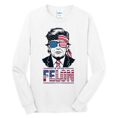 Rally For Trump 2024 Unite For Donald Trump Presidency Tall Long Sleeve T-Shirt