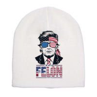 Rally For Trump 2024 Unite For Donald Trump Presidency Short Acrylic Beanie