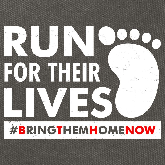 Run For Their Lives #Bring Them Home Now Cotton Canvas Backpack