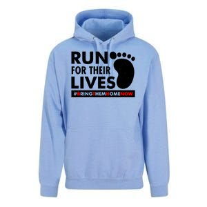 Run For Their Lives #Bring Them Home Now Unisex Surf Hoodie