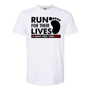 Run For Their Lives #Bring Them Home Now Softstyle CVC T-Shirt