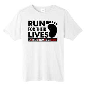 Run For Their Lives #Bring Them Home Now Tall Fusion ChromaSoft Performance T-Shirt