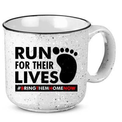 Run For Their Lives #Bring Them Home Now 15oz Campfire Ceramic Mug