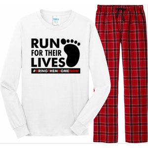 Run For Their Lives #Bring Them Home Now Long Sleeve Pajama Set