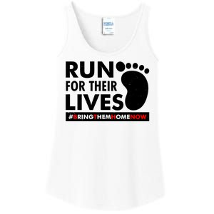 Run For Their Lives #Bring Them Home Now Ladies Essential Tank