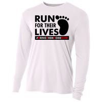 Run For Their Lives #Bring Them Home Now Cooling Performance Long Sleeve Crew