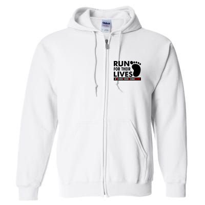 Run For Their Lives #Bring Them Home Now Full Zip Hoodie