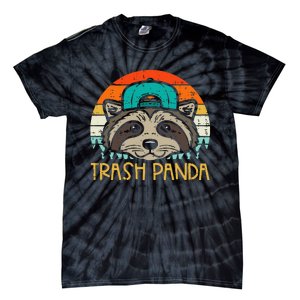 Raccoon Face Trash Panda Cool S.T.R.E.E.T Cat Tie-Dye T-Shirt