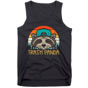 Raccoon Face Trash Panda Cool S.T.R.E.E.T Cat Tank Top