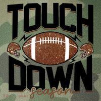 Retro Football Touch Down Season Legacy Tie Dye Trucker Hat