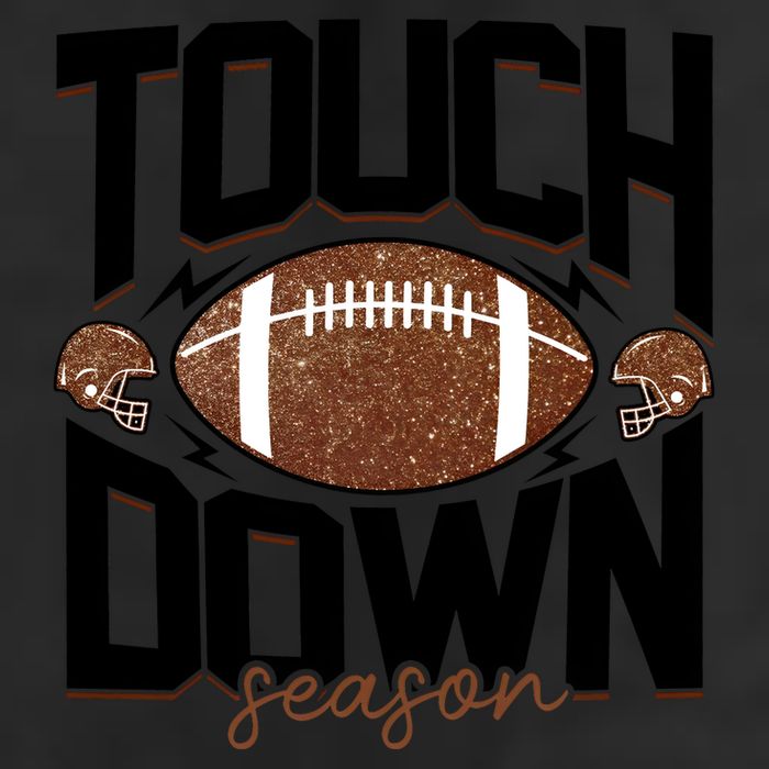 Retro Football Touch Down Season 7 Panel Mesh Trucker Snapback Hat