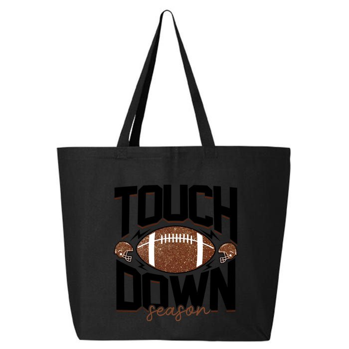 Retro Football Touch Down Season 25L Jumbo Tote
