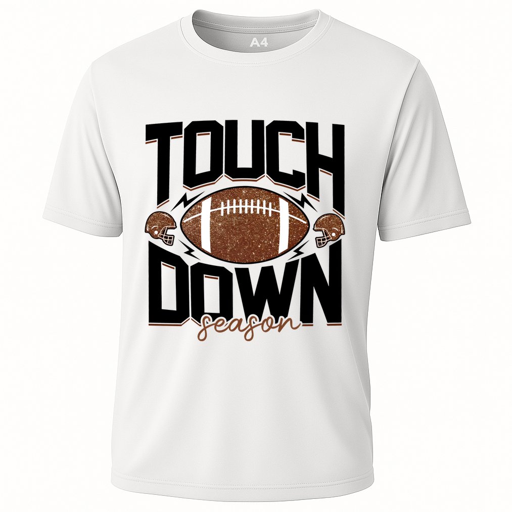 Retro Football Touch Down Season Performance Shirt