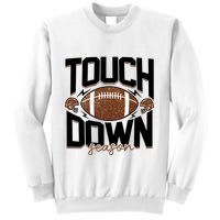 Retro Football Touch Down Season Sweatshirt